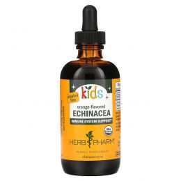 Herb Pharm, Kids Echinacea, Alcohol Free, Orange-Flavored, 4 fl oz (120 ml)