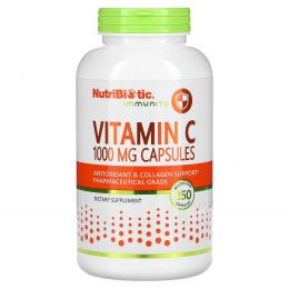 NutriBiotic, Immunity, витамин C, 1000 мг, 250 капсул