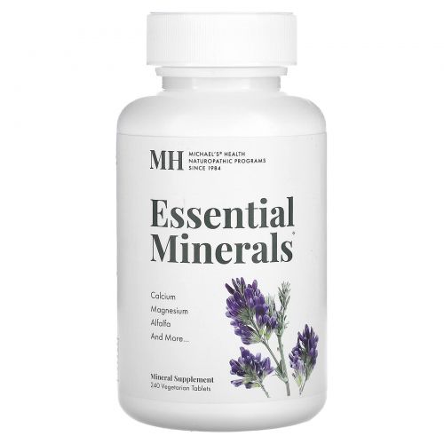 Michael's Naturopathic, Essential Minerals, 240 вегетарианских таблеток