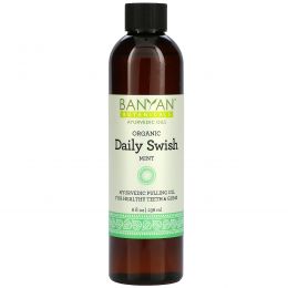 Banyan Botanicals, Organic Daily Swish, мята, 236 мл (8 жидк. Унций)