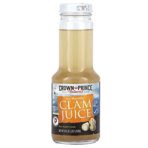 Crown Prince Natural, Clam Juice, 8 fl oz (.237 l)