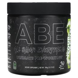 ABE, Ultimate Pre-Workout, предтренировочный комплекс, кислое яблоко, 390 г (13,75 унции)