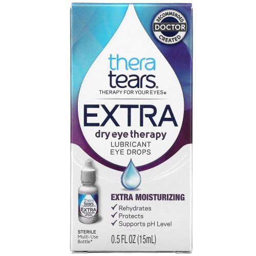 TheraTears, Extra Dry Eye Therapy, глазные капли со смазкой, 15 мл (0,5 жидк. Унции)