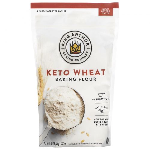 King Arthur Flour, Keto Wheat Flour Blend, 16 oz (454 g)