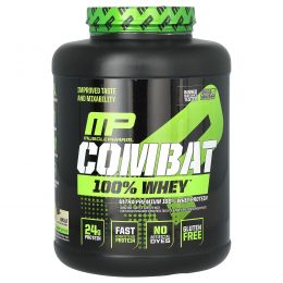 MusclePharm, Combat, 100% сывороточный протеин, со вкусом ванили, 2240 г (5 фунтов)