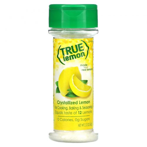 True Citrus Company, True Lemon, Кристаллизованный лимон, 2,12 унц. (60 г)