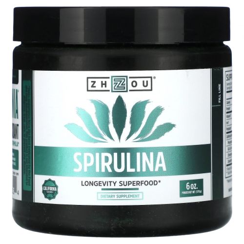Zhou Nutrition, Spirulina, 6 oz (170 g)