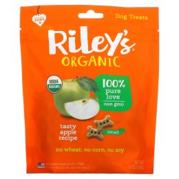 Riley’s Organics, Угощение для собак, Маленькая кость, Яблоко, 5 унций (142 г)