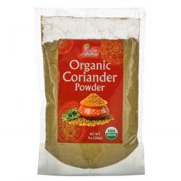 Jiva Organics, Organic Coriander Powder, 7 oz (200 g)