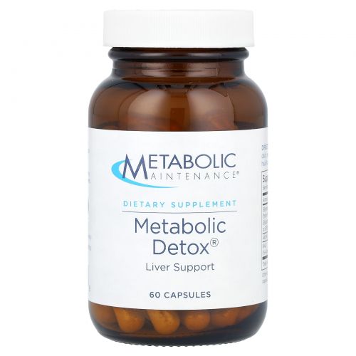 Metabolic Maintenance, Metabolic, детоксикация, 60 капсул
