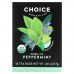 Choice Organic Teas, Herbal Tea, Peppermint, 16 Tea Bags, .60 oz (17 g)