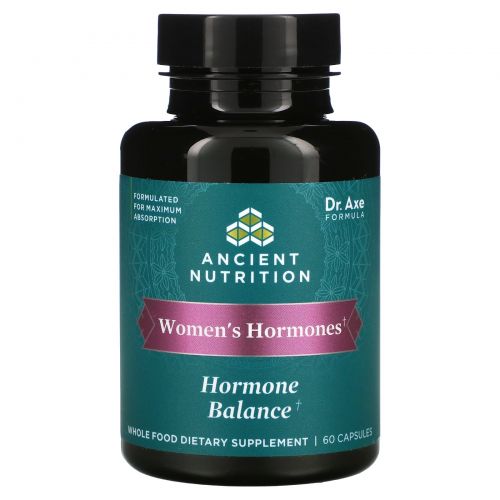 Dr. Axe / Ancient Nutrition, Women's Hormones, Hormone Balance, 60 капсул