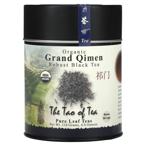 The Tao of Tea, Крепкий органический черный чай, великий цимень, 114 г (4 унции)