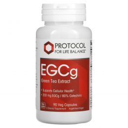 Protocol for Life Balance, EGCg Green Tea Extract, 90 Veg Capsules