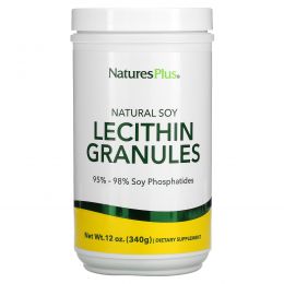 Nature's Plus, Гранулы лецитина, натуральная соя 12 унции (340 г)