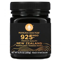 Manuka Doctor, Монофлорный мед манука, MGO 925+, 250 г (8,75 унции)