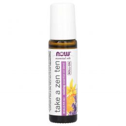 Now Foods, Essential Oils, Take a Zen Ten Roll On, 1/3 fl oz (10 ml)