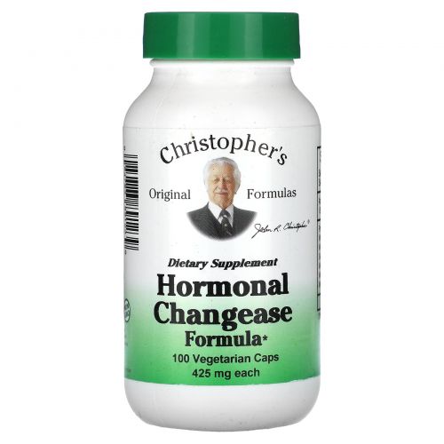 Christopher's Original Formulas, Формула Hormonal Changease, 460 мг, 100 растительных капсул