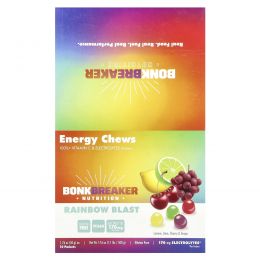 Bonk Breaker, Energy Chews, Rainbow Blast, 10 пакетиков по 50 г (1,76 унции)