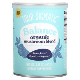 Four Sigmatic, Adaptogen Blend Mix, Balance with Super Shrooms & Herbs, 2.12 oz (60 g)