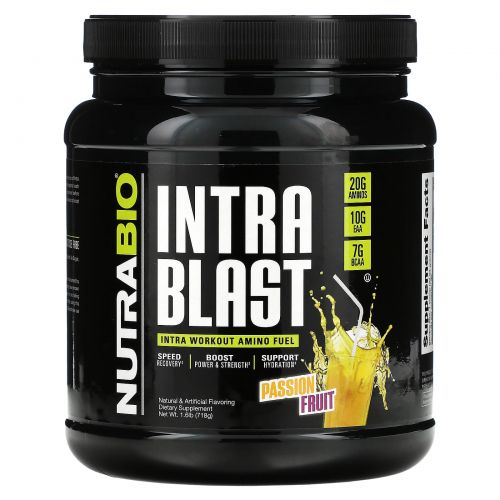 NutraBio Labs, Intra Blast, Passion Fruit, 1.6 lb (718 g)