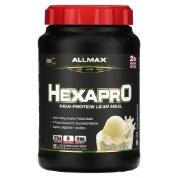 ALLMAX, Hexapro, постная еда с высоким содержанием белка, французская ваниль, 907 г (2 фунта)