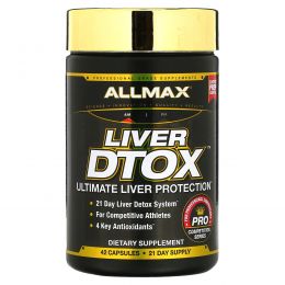 ALLMAX Nutrition, Средство детоксикация печени, 42 капсулы