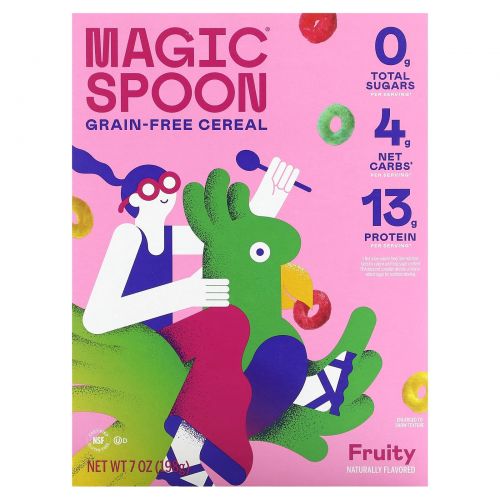 Magic Spoon, Хлопья без злаков, фруктовые, 198 г (7 унций)