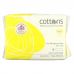 Cottons, 100% Natural Cotton Coversheet, Pre-Menopause Pads with Wings, 8 Pads