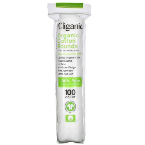 Cliganic, Органический хлопок, 100 шт.