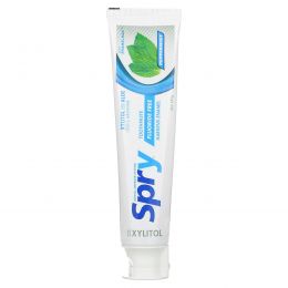 Xlear, Spry Toothpaste, Anti-Plaque Tartar Control, Natural Peppermint, 5 oz (141 g)