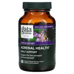 Gaia Herbs, Здоровье надпочечников, 120 жидких растительных фитокапсул