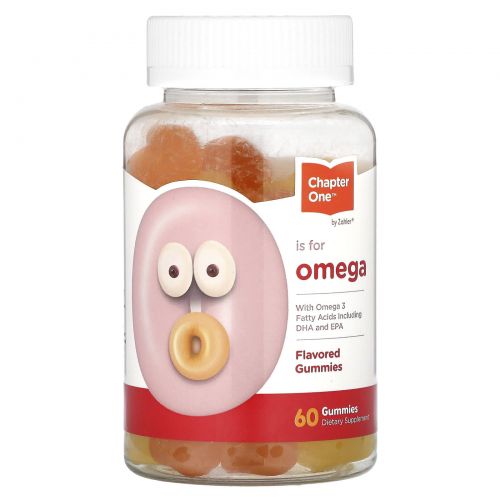 Chapter One, O is for Omega, Flavored Gummies, 60 Gummies