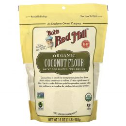 Bob's Red Mill, Organic, Coconut Flour, Gluten Free, 16 oz (453 g)