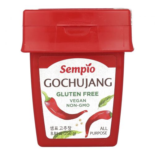 Sempio, Gochujang, без глютена, универсальное средство, 250 г (8,81 унции)