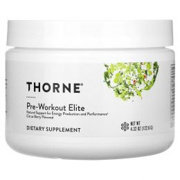 Thorne, Pre-Workout Elite, цитрусовые, 122,6 г (4,32 унции)