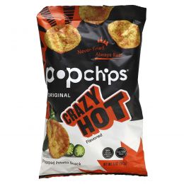 Popchips, Картофельные чипсы, очень острые, 142 г