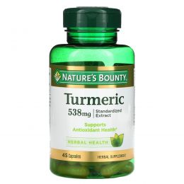 Nature's Bounty, Turmeric, Standardized Extract, 538 mg, 45 Capsules