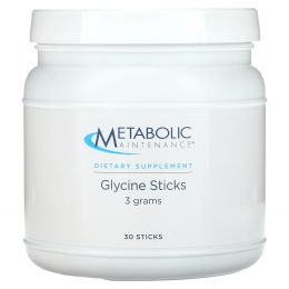 Metabolic Maintenance, Glycine Sticks, 30 Sticks, (3 g) Each