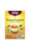 Yogi Tea, Органический, Throat Comfort без кофеина, 16 чайных пакетиков, 1.27 унций (36 г)