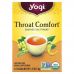 Yogi Tea, Органический, Throat Comfort без кофеина, 16 чайных пакетиков, 1.27 унций (36 г)