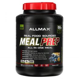 ALLMAX Nutrition, Real Food Sourced Meal Prep, All-in-One Meal, BlueBerry Cobbler, 5.6 lb (2.54 kg)