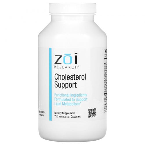 ZOI Research, Cholesterol Support, 250 Vegetarian Capsules