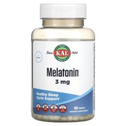 KAL, Malatonin, 3 mg, 120 Tablets