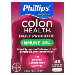 Phillip's, Colon Health Daily Probiotic, 45 Capsules