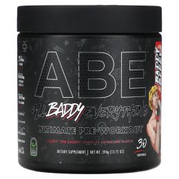 ABE, Ultimate Pre-Workout, предтренировочный комплекс, ягодный вкус, 390 г (13,75 унции)