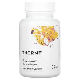 Thorne Research, Plantizyme, 90 растительных капсул