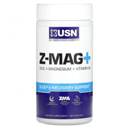 USN, Z-Mag + цинк, магний, витамин B6, 180 капсул