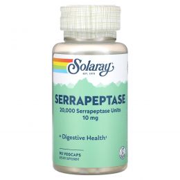 Solaray, Serrapeptase, 10 мг, 90 капсул