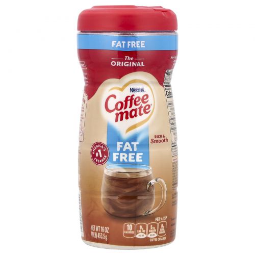 Coffee Mate, Fat Free, Powder Coffee Creamer,  Original, 16 oz (433.5 g)